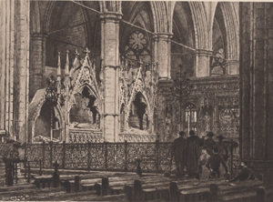 Westminster Abbey, View of Chancel from South Transept